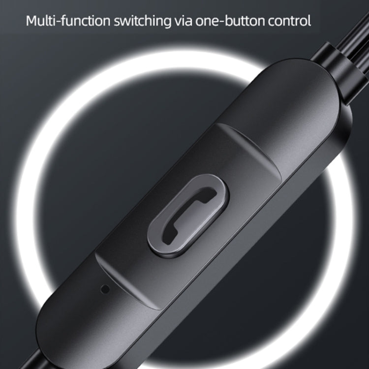 USAMS US-SJ576 EP-46 3.5mm In-Ear Aluminum Alloy Wired Headphones