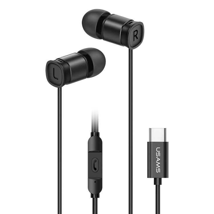 USAMS US-SJ576 EP-46 Type-C In-Ear Aluminum Alloy Wired Headphone