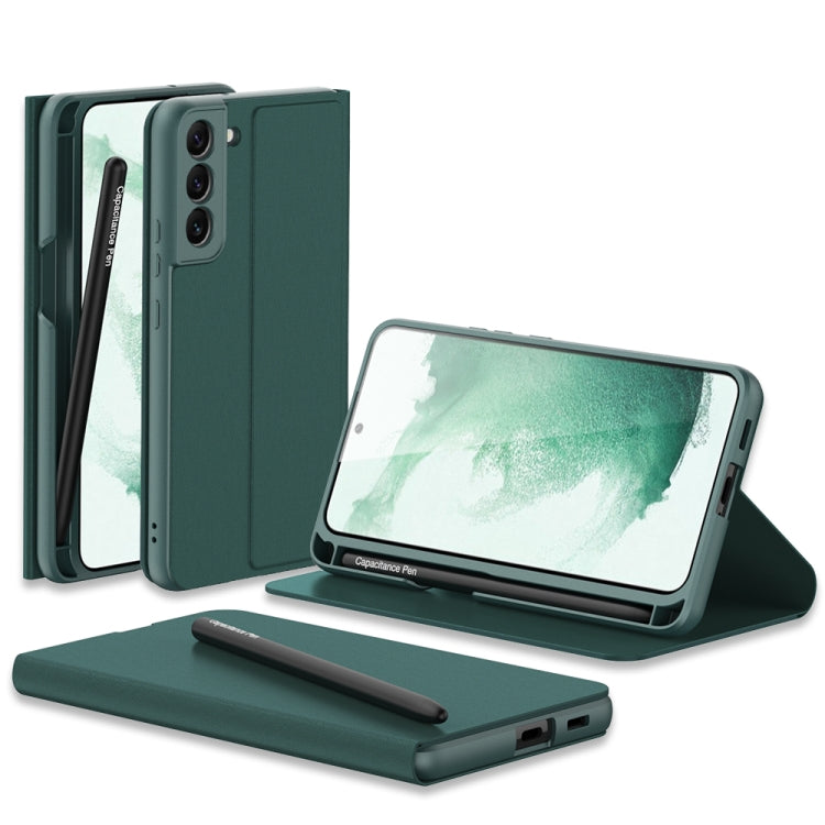 For Samsung Galaxy S22 5G GKK Flip Leather Phone Case with Stylus Pen