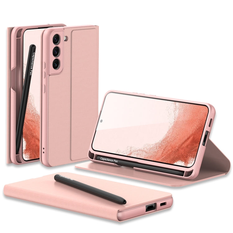 For Samsung Galaxy S22+ 5G GKK Flip Leather Phone Case with Stylus Pen
