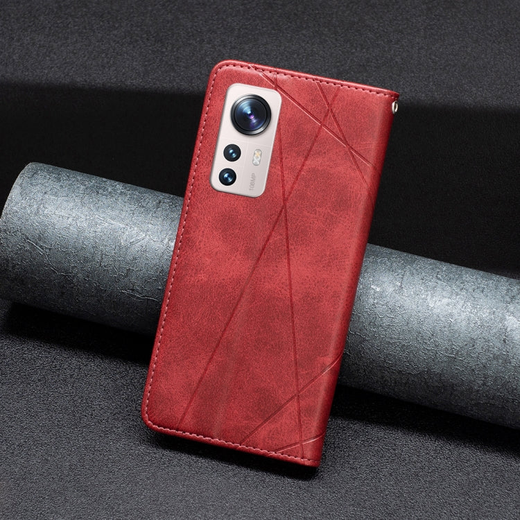 For Xiaomi 12 Lite Prismatic Invisible Magnetic Leather Phone Case