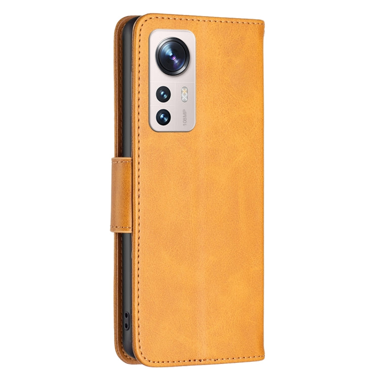 For Xiaomi 12 Lite Lambskin Texture Pure Color Leather Phone Case