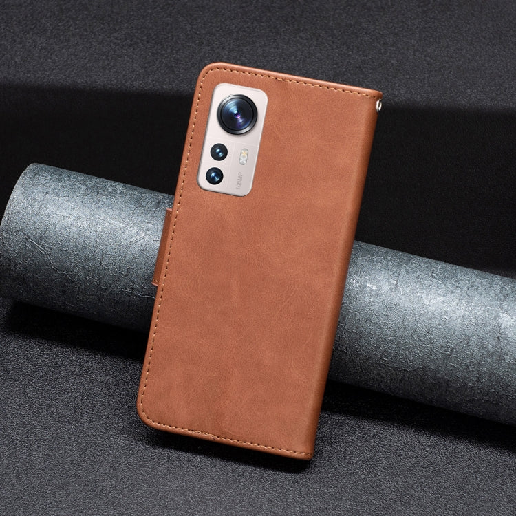 For Xiaomi 12 Lite Lambskin Texture Pure Color Leather Phone Case