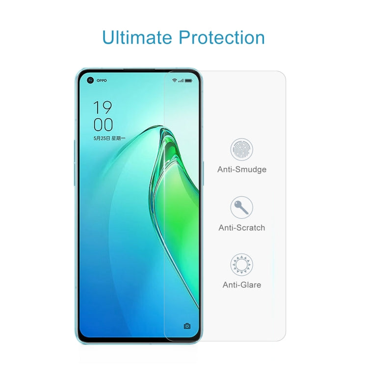 0.26mm 9H 2.5D Tempered Glass Film For OPPO Reno8 Pro