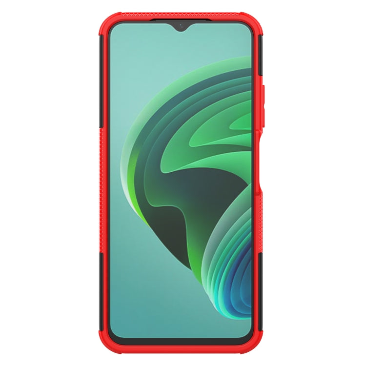 For Xiaomi Redmi Note 11E 5G Tire Texture TPU + PC Phone Case with Holder