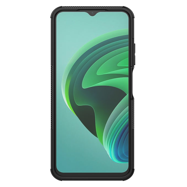 For Xiaomi Redmi Note 11E 5G Tire Texture TPU + PC Phone Case with Holder