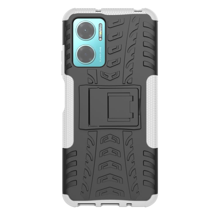 For Xiaomi Redmi Note 11E 5G Tire Texture TPU + PC Phone Case with Holder