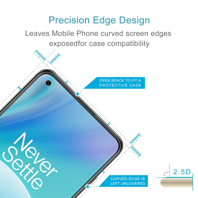 10 PCS 0.26mm 9H 2.5D Tempered Glass Film For OnePlus Nord 2T / Nord 2 5G