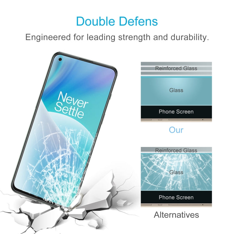 10 PCS 0.26mm 9H 2.5D Tempered Glass Film For OnePlus Nord 2T / Nord 2 5G