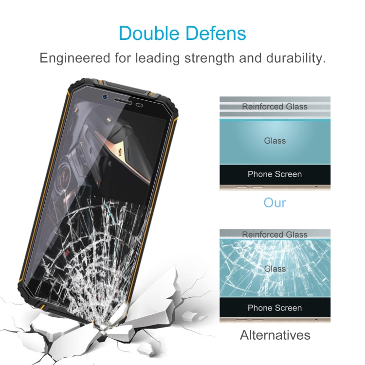 10 PCS 0.26mm 9H 2.5D Tempered Glass Film For Oukitel WP18