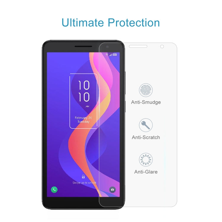 10 PCS 0.26mm 9H 2.5D Tempered Glass Film For TCL 303