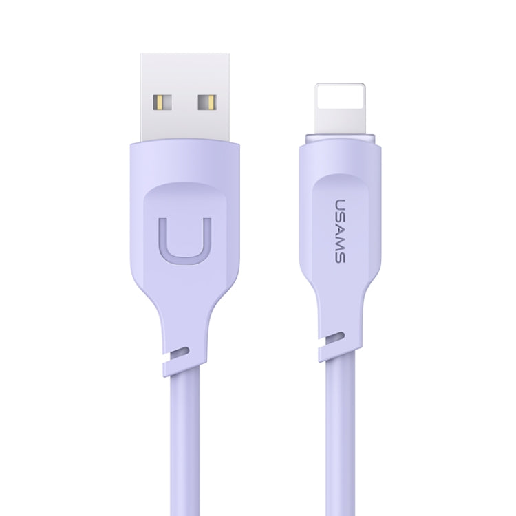 USAMS US-SJ565 Lithe Series 1.2m USB to 8 Pin Fast Charging Cable with Indicator Light