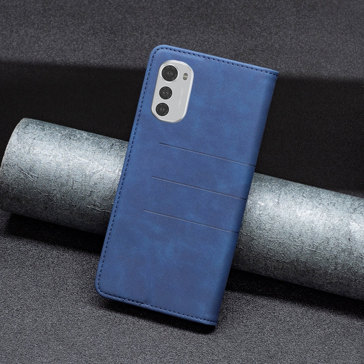 For Motorola Moto E32 4G Magnetic Splicing Leather Phone Case