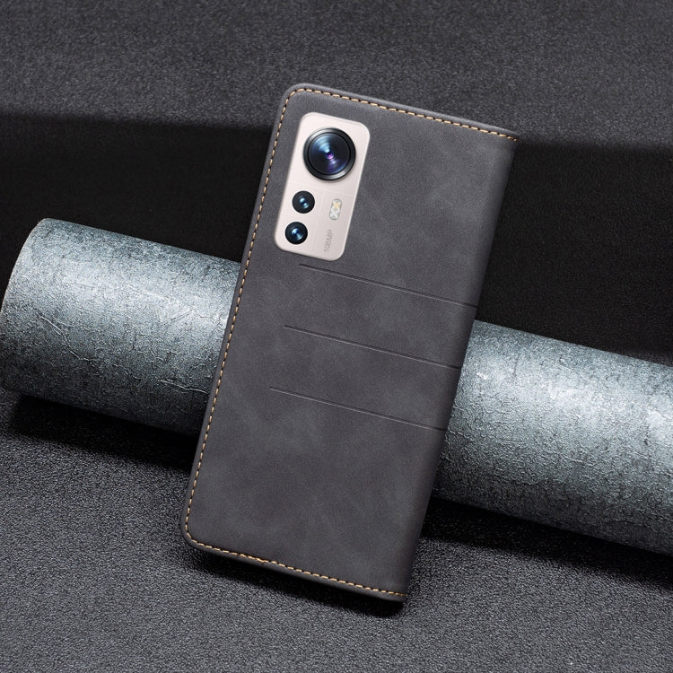 For Xiaomi 12 Lite Magnetic Splicing Leather Phone Case