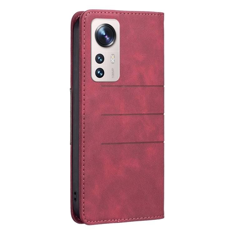 For Xiaomi 12 Lite Magnetic Splicing Leather Phone Case