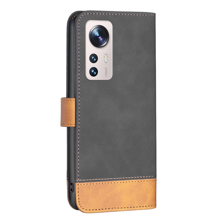 For Xiaomi 12 Lite BF11 Color Matching Skin Feel Leather Phone Case
