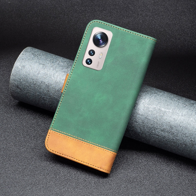 For Xiaomi 12 Lite BF11 Color Matching Skin Feel Leather Phone Case