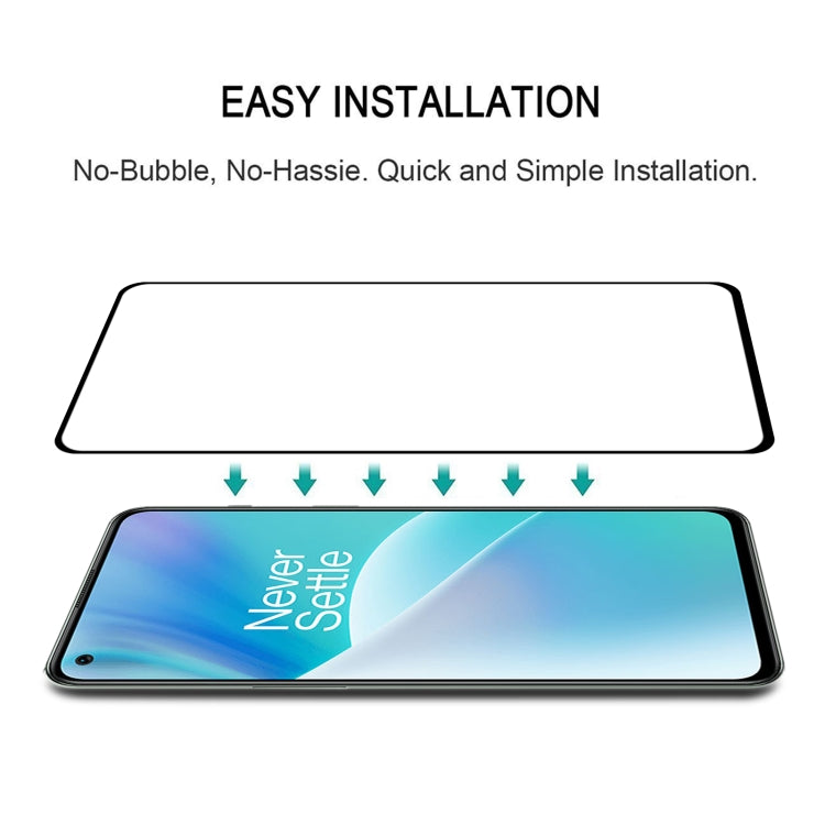 Full Glue Cover Screen Protector Tempered Glass Film For OnePlus Nord 2T / Nord 2 5G