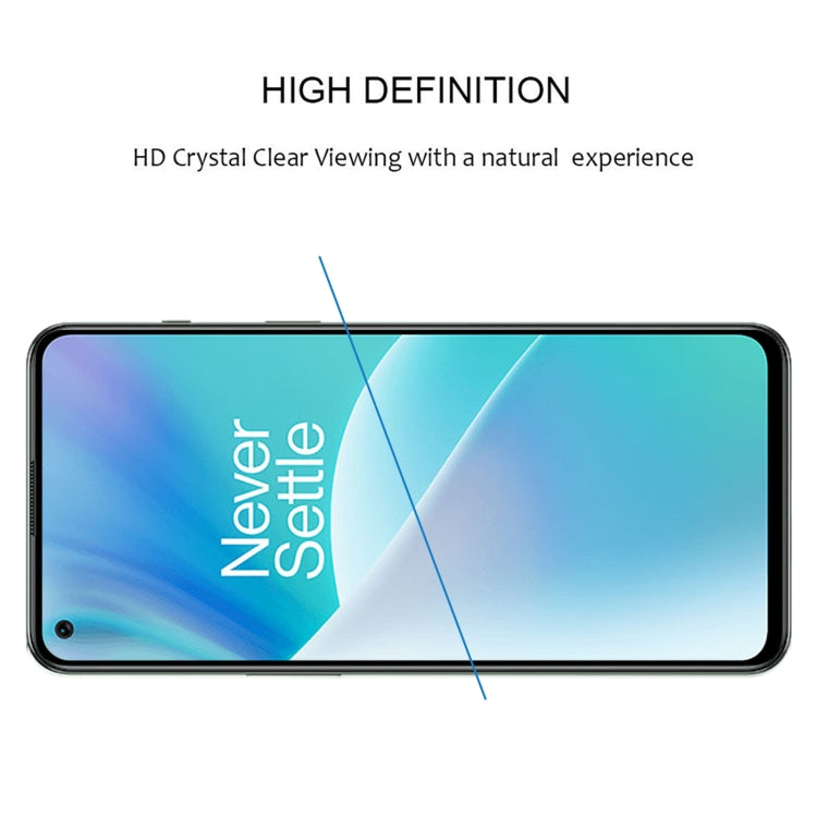 25 PCS Full Glue Cover Screen Protector Tempered Glass Film For OnePlus Nord 2T / Nord 2 5G