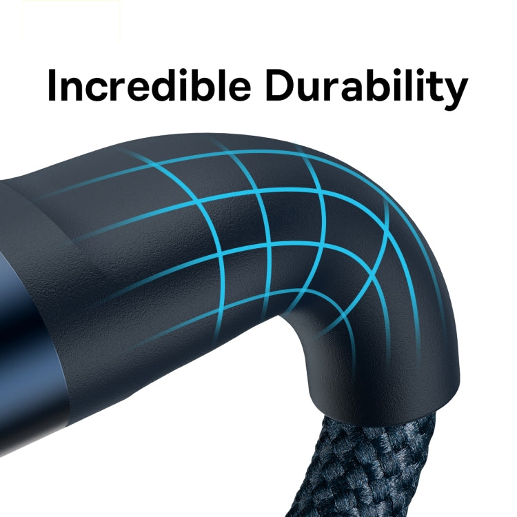 Baseus Flash Series II 1.5m 3 in 1 Type-C to Micro USB + 8 Pin + Type-C 100W Fast Charging Cable