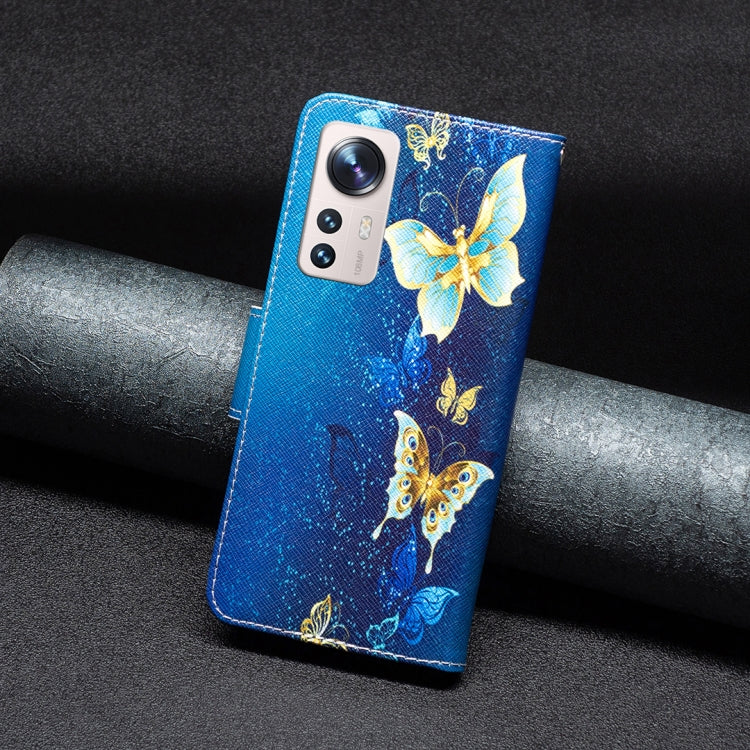 For Xiaomi 12 Lite Colored Drawing Leather Phone Case