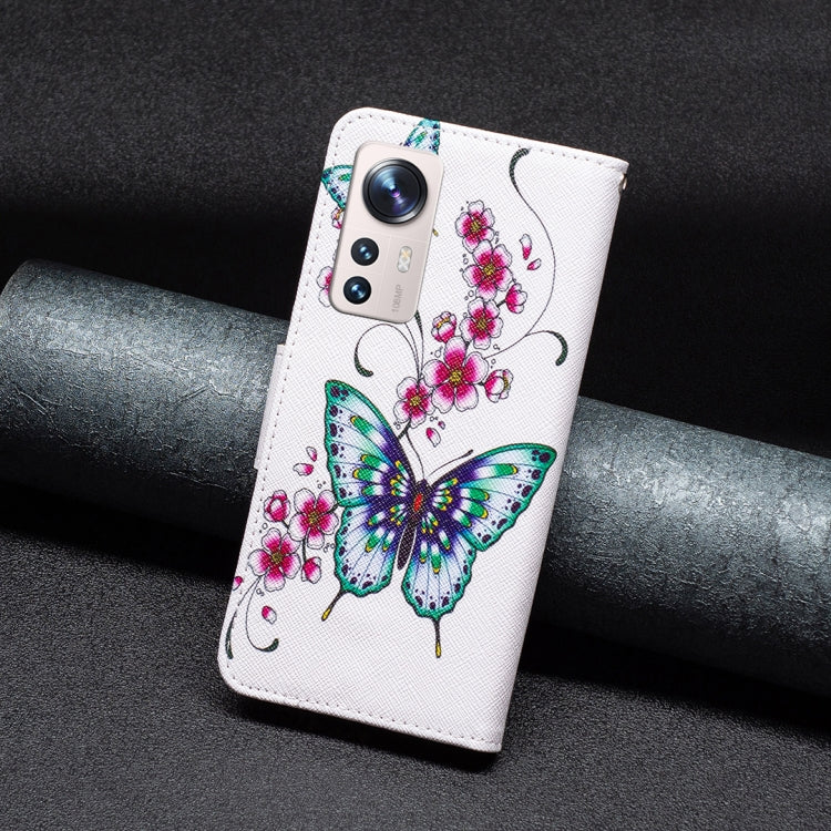 For Xiaomi 12 Lite Colored Drawing Leather Phone Case