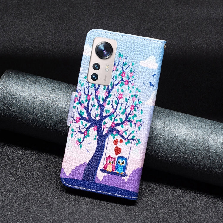 For Xiaomi 12 Lite Colored Drawing Leather Phone Case