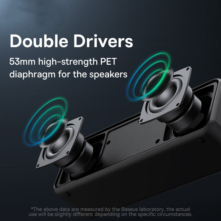 Baseus V1 Outdoor Waterproof Portable Wireless Speaker(Black)