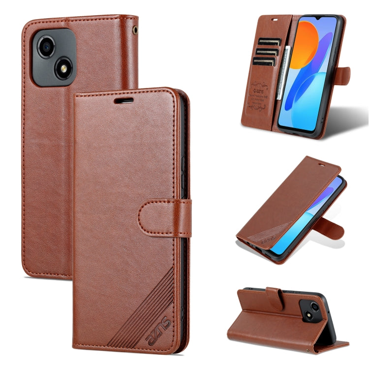 For Honor Play 30 AZNS Sheepskin Texture Flip Leather Phone Case