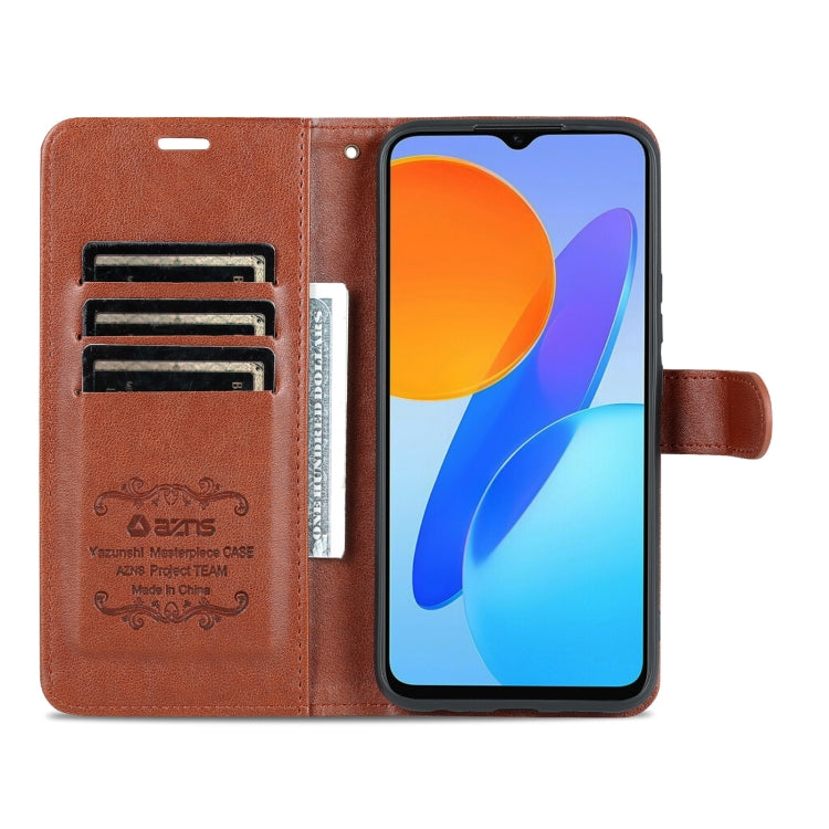 For Honor Play 30 AZNS Sheepskin Texture Flip Leather Phone Case