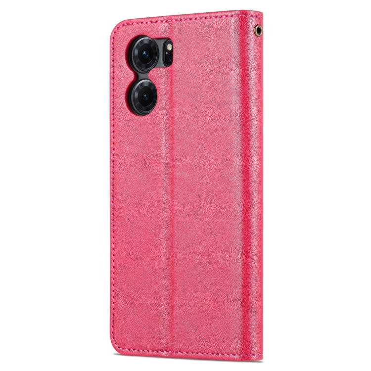 For OPPO K10 AZNS Sheepskin Texture Flip Leather Phone Case