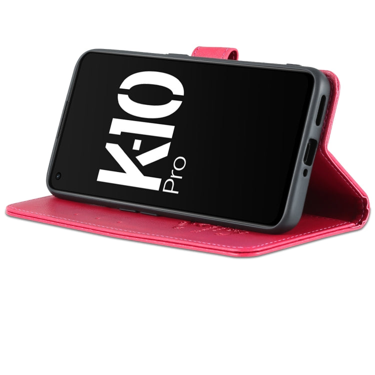 For OPPO K10 Pro AZNS Sheepskin Texture Flip Leather Phone Case