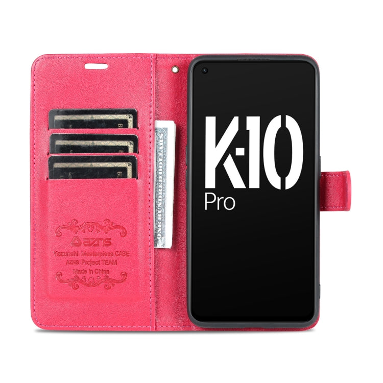 For OPPO K10 Pro AZNS Sheepskin Texture Flip Leather Phone Case