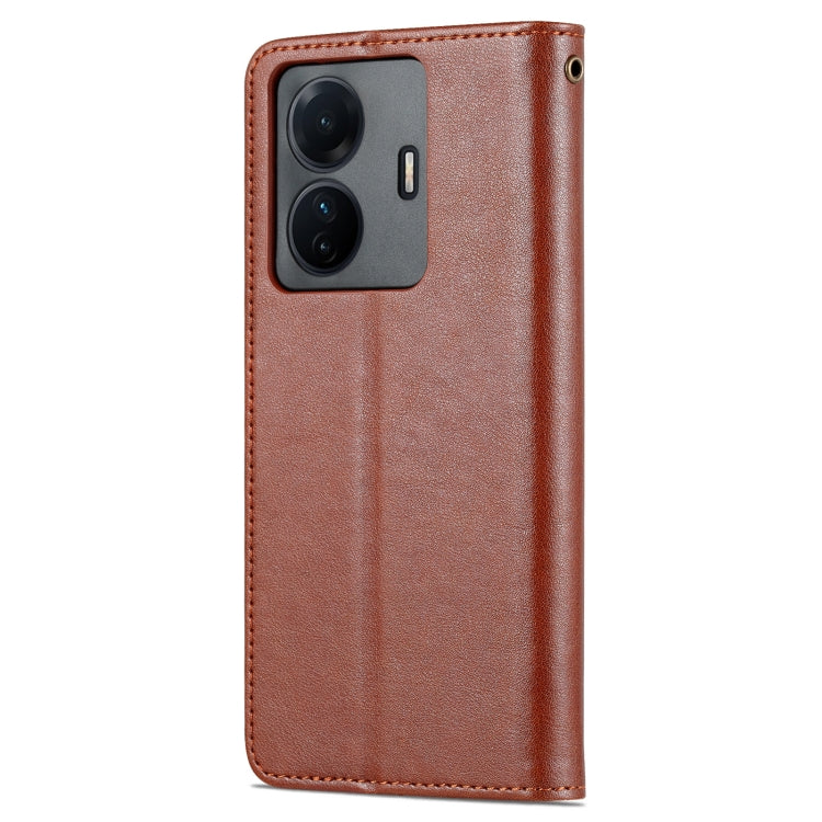 For vivo S15e AZNS Sheepskin Texture Flip Leather Phone Case