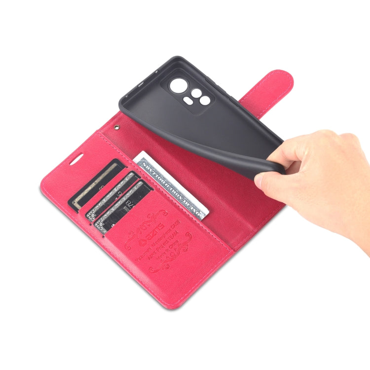 For Xiaomi 12 Lite AZNS Sheepskin Texture Flip Leather Phone Case