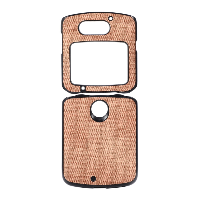 For Motorola Razr 5G Brugg Texture PU+TPU+PC Shockproof Phone Case