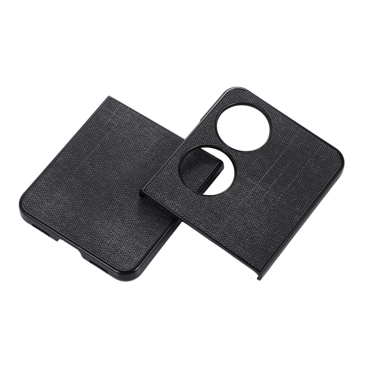 For Huawei P50 Pocket Brugg Texture PU+TPU+PC Shockproof Phone Case