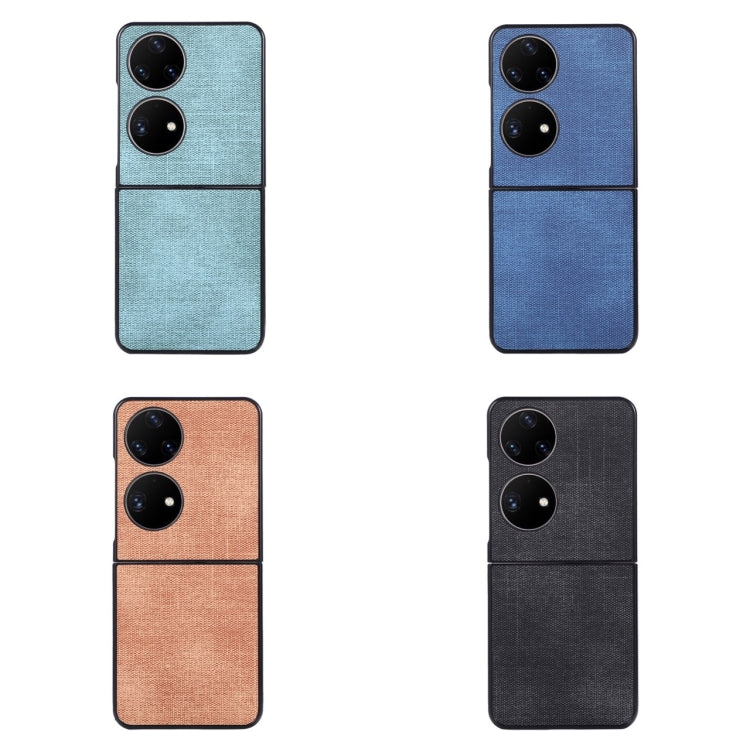 For Huawei P50 Pocket Brugg Texture PU+TPU+PC Shockproof Phone Case