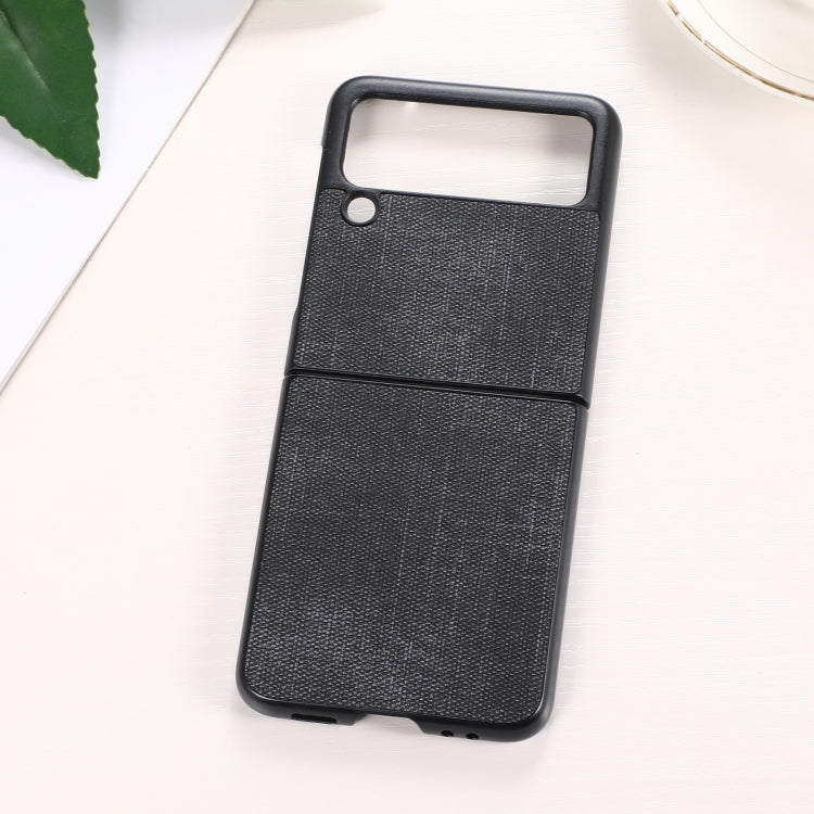 For Samsung Galaxy Z Flip3 5G Brugg Texture PU+TPU+PC Shockproof Phone Case