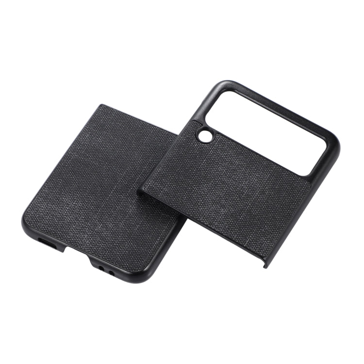 For Samsung Galaxy Z Flip3 5G Brugg Texture PU+TPU+PC Shockproof Phone Case