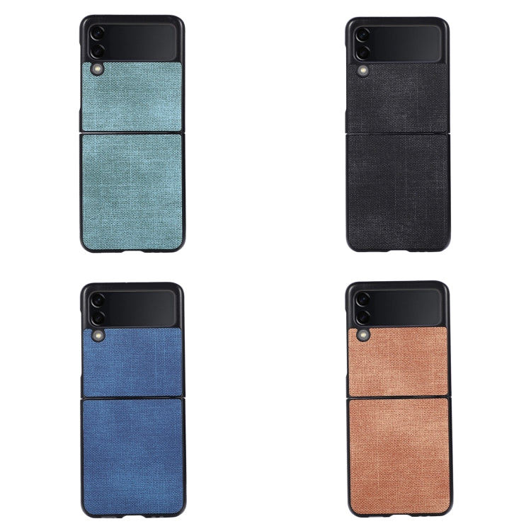 For Samsung Galaxy Z Flip3 5G Brugg Texture PU+TPU+PC Shockproof Phone Case