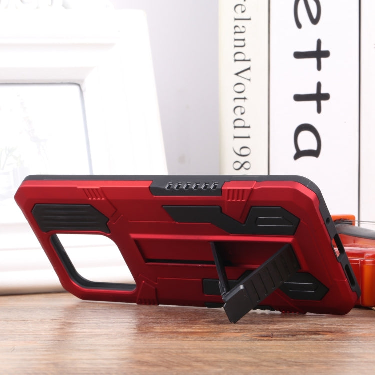 For Xiaomi Redmi 10C Vanguard Lanyard Kickstand TPU + PC Phone Case