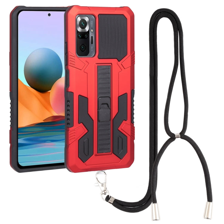 For Xiaomi Redmi Note 11 Pro Global Vanguard Lanyard Kickstand TPU + PC Phone Case