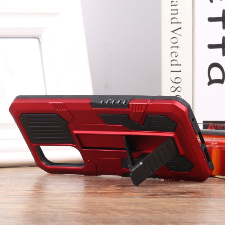 For Xiaomi Redmi Note 11S Vanguard Lanyard Kickstand TPU + PC Phone Case