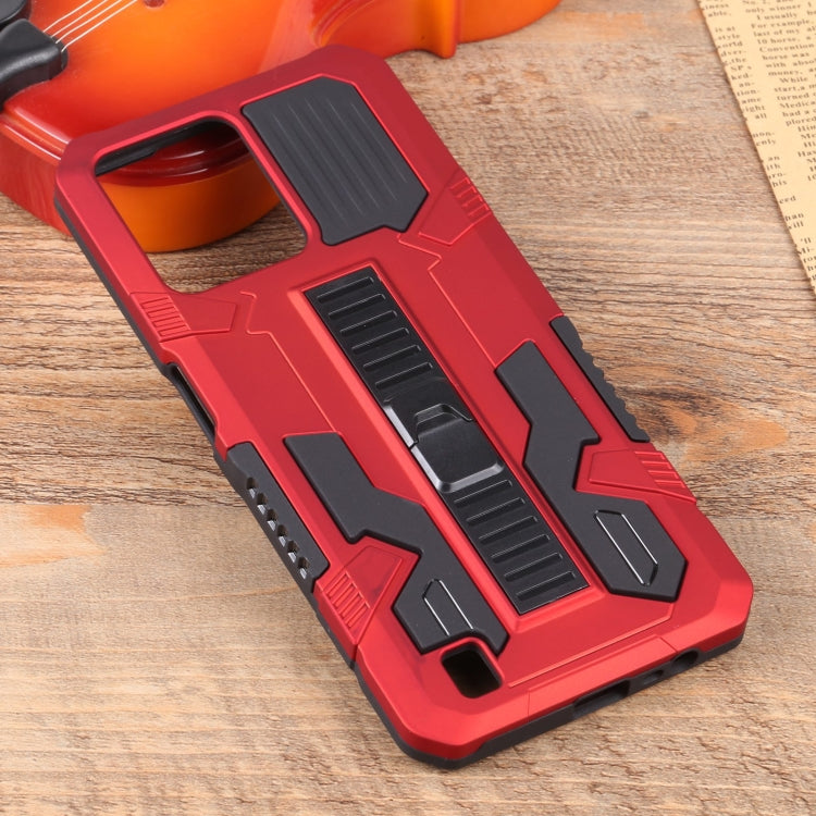 For OPPO Realme C31 Vanguard Lanyard Kickstand TPU + PC Phone Case