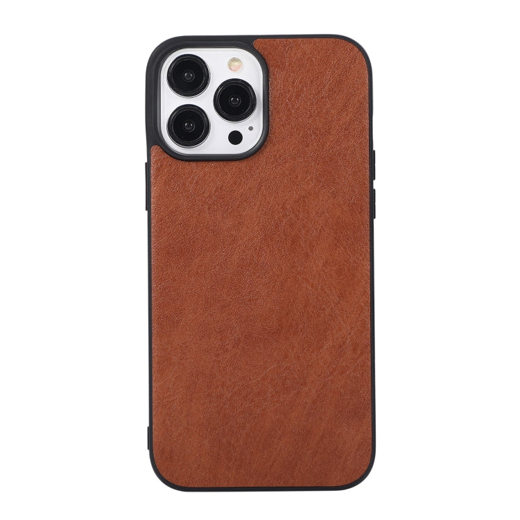 For iPhone 13 Pro Max FaletteTexture PU+TPU+PC Shockproof Phone Case