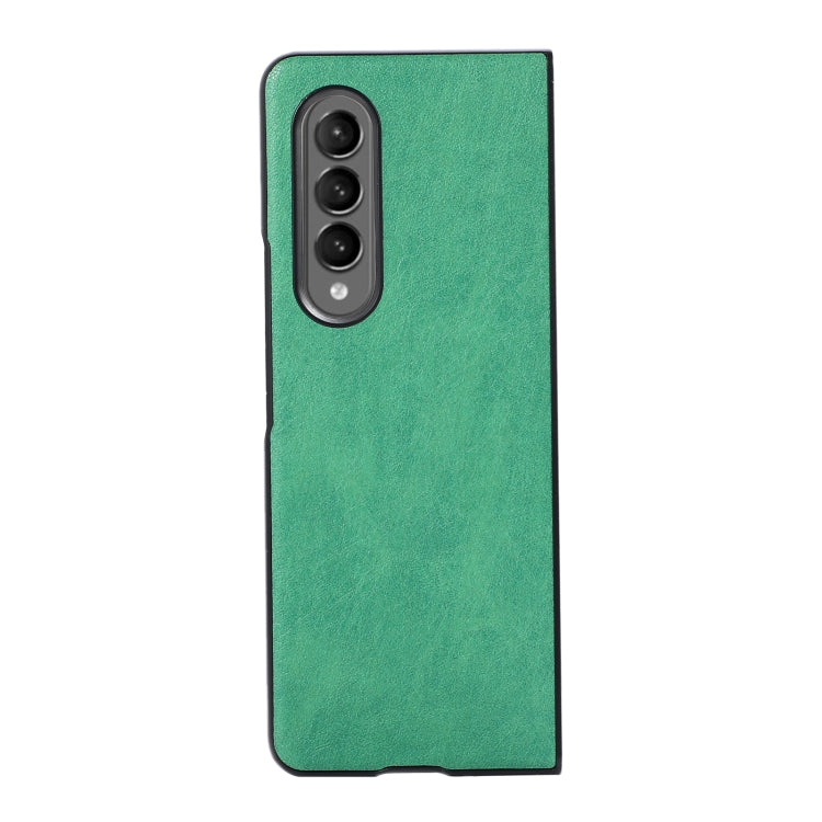 For Samsung Galaxy Z Fold3 5G FaletteTexture PU+TPU+PC Shockproof Phone Case