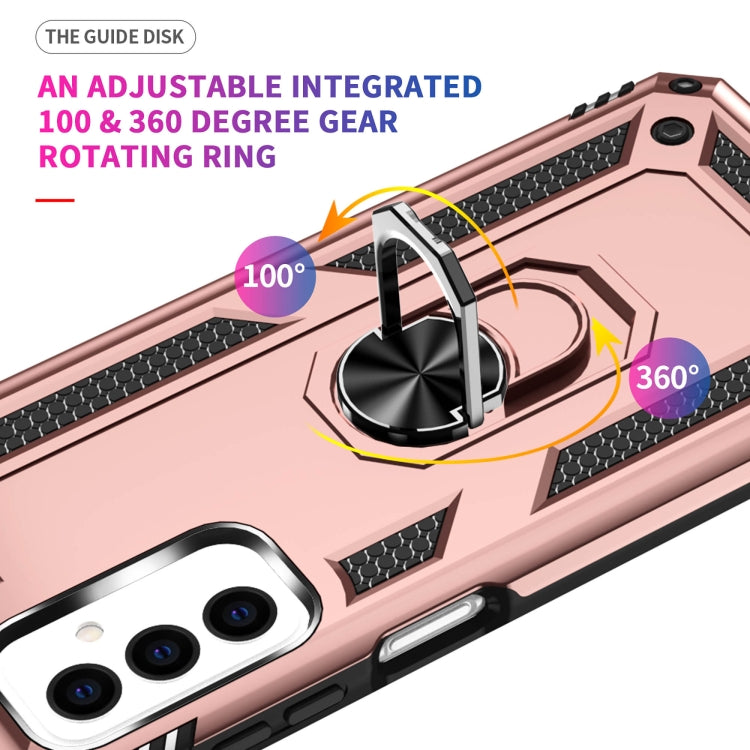 For Samsung Galaxy M23 Shockproof TPU + PC Holder Phone Case