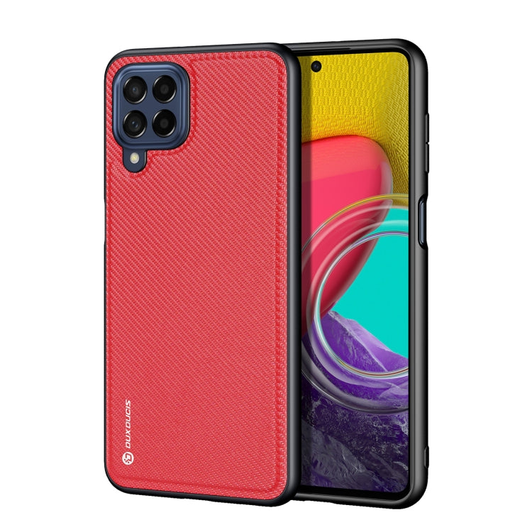 For Samsung Galaxy M53 5G DUX DUCIS Fino Series PU + TPU Phone Case(Red)