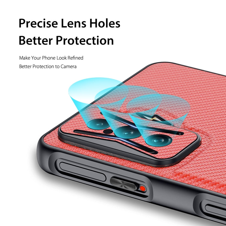 For Xiaomi Poco F4 GT DUX DUCIS Fino Series PU + TPU Phone Case